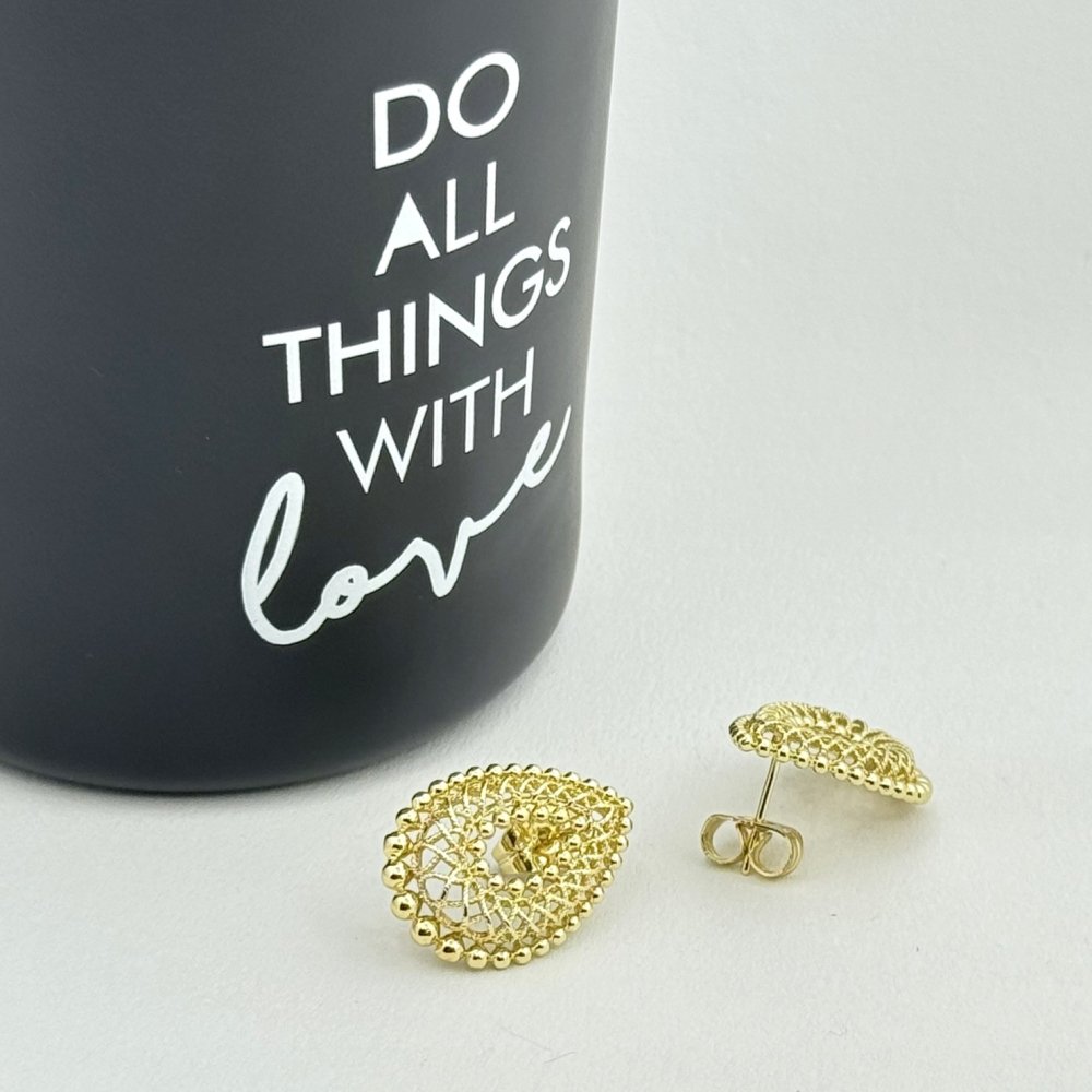 Cercei placati cu aur 18K – CRISSA