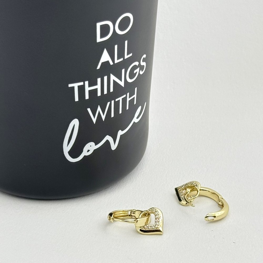 Cercei placati cu aur 18K – CRISSA