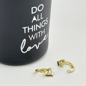 Cercei placati cu aur 18K – CRISSA