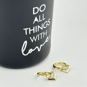 Cercei placati cu aur 18K – CRISSA