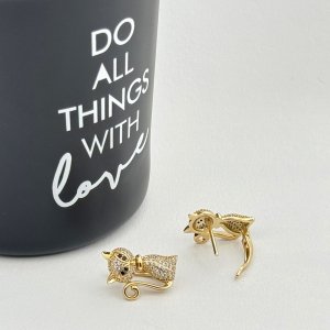 Cercei placati cu aur 18K – CRISSA