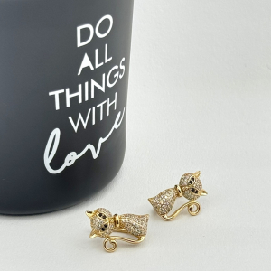 Cercei placati cu aur 18K – CRISSA