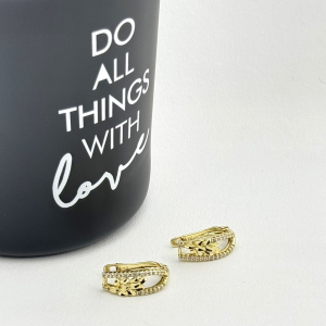 Cercei placati cu aur 18K – CRISSA