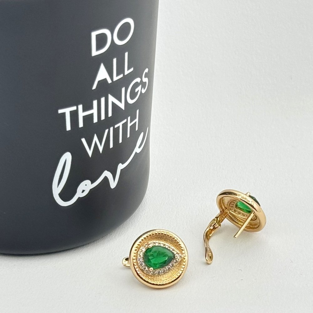 Cercei placati cu aur 18K – CRISSA