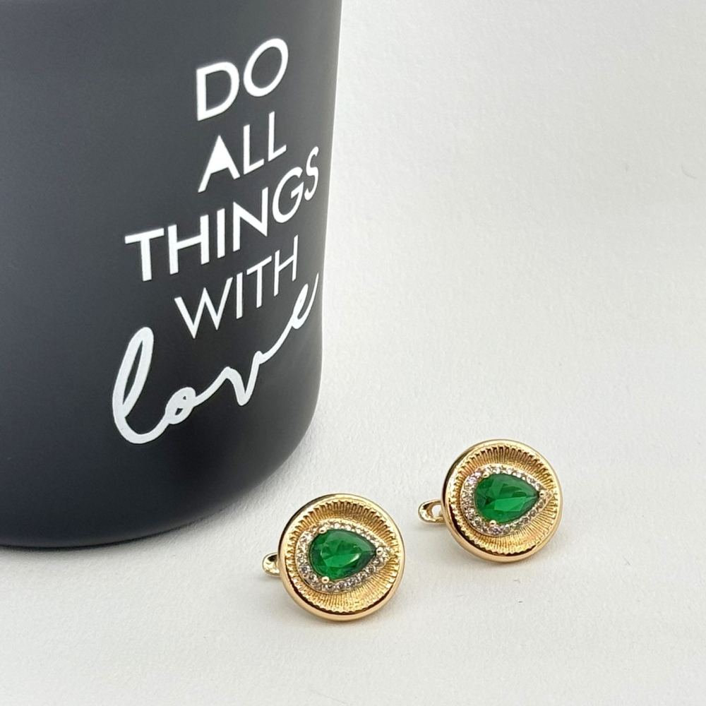 Cercei placati cu aur 18K – CRISSA