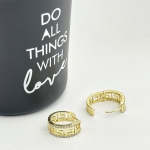 Cercei placati cu aur 18K – CRISSA