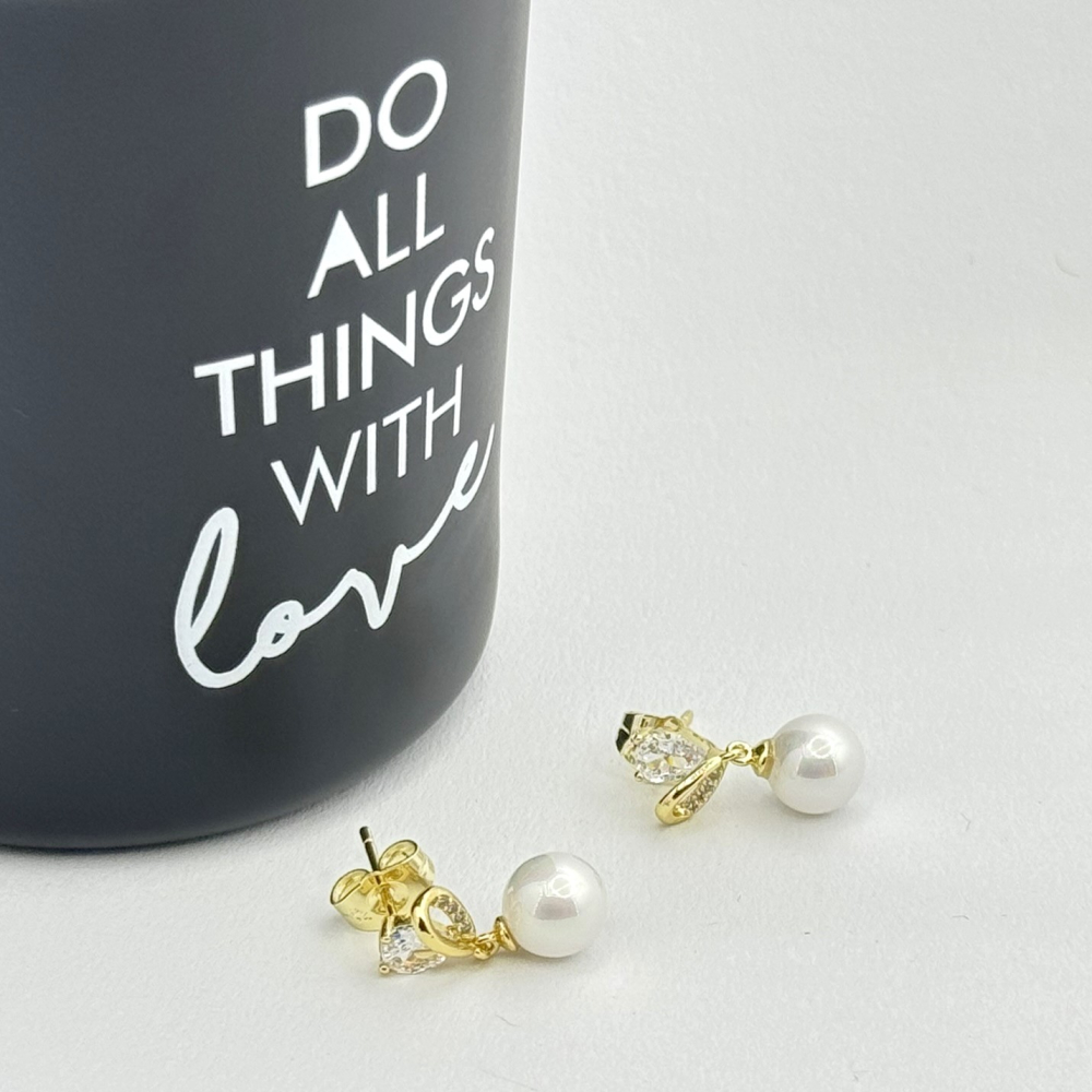 Cercei placati cu aur 18K – CRISSA