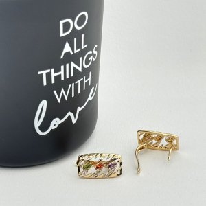 Cercei placati cu aur 18K – CRISSA