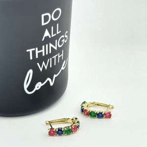 Cercei placati cu aur 18K – CRISSA