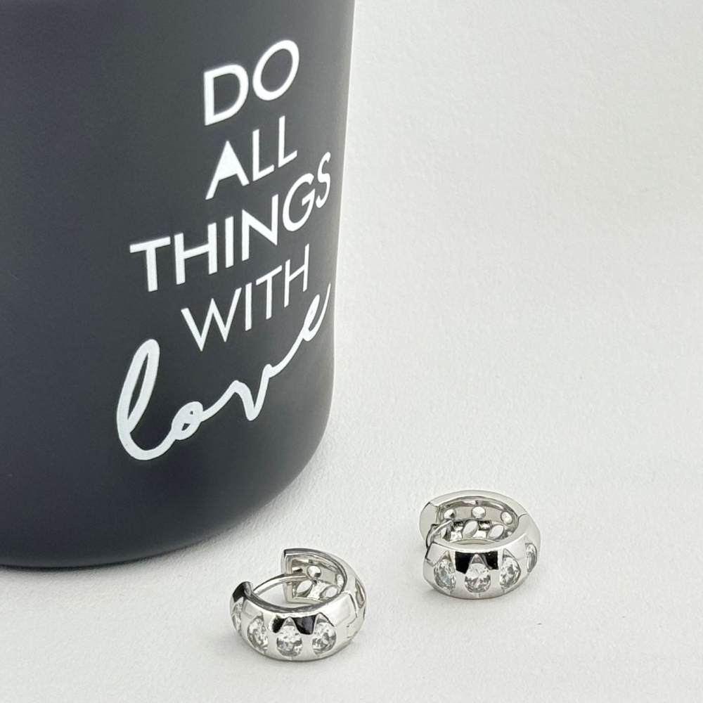 Cercei placati cu aur 18K – CRISSA