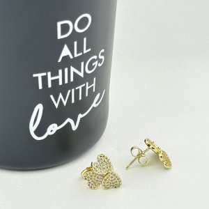 Cercei placati cu aur 18K – CRISSA Cercei placati cu aur 18K – CRISSA