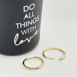 Cercei placati cu aur 18K – CRISSA Cercei placati cu aur 18K – CRISSA