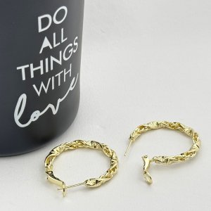 Cercei placati cu aur 18K – CRISSA Cercei placati cu aur 18K – CRISSA