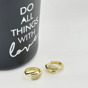 Cercei placati cu aur 18K – CRISSA Cercei placati cu aur 18K – CRISSA