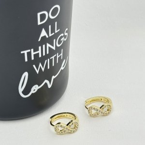 Cercei placati cu aur 18K – CRISSA Cercei placati cu aur 18K – CRISSA