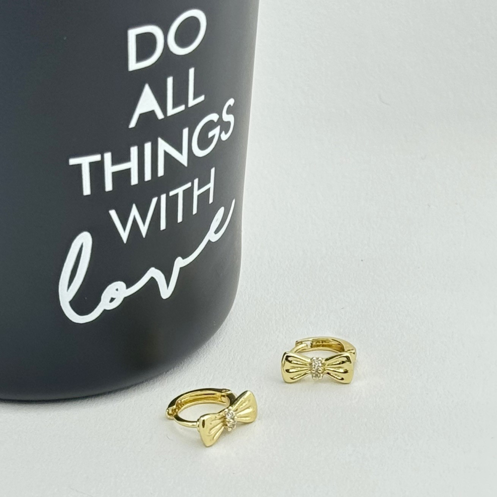 Cercei placati cu aur 18K – CRISSA Cercei placati cu aur 18K – CRISSA