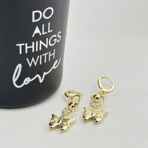 Cercei placati cu aur 18K – CRISSA Cercei placati cu aur 18K – CRISSA