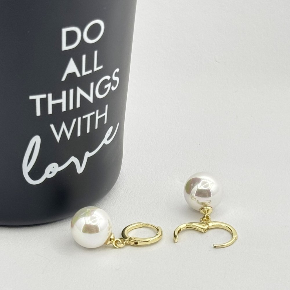 Cercei placati cu aur 18K – CRISSA Cercei placati cu aur 18K – CRISSA