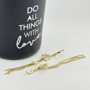 Cercei placati cu aur 18K – CRISSA Cercei placati cu aur 18K – CRISSA