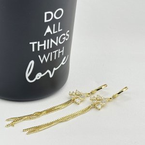 Cercei placati cu aur 18K – CRISSA Cercei placati cu aur 18K – CRISSA