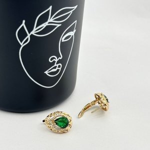 Cercei placati cu aur 18K – CRISSA