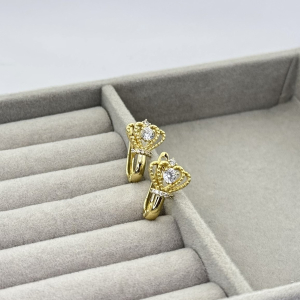 Cercei placati aur 18k coronite regesti