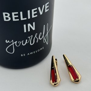 Cercei placati aur 18k cristale colorate Cercei placati aur 18k cristale colorate