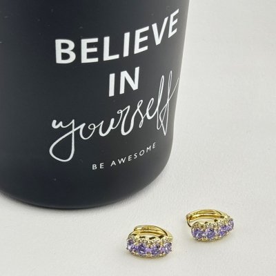 Cercei placati cu aur 18K – CRISSA