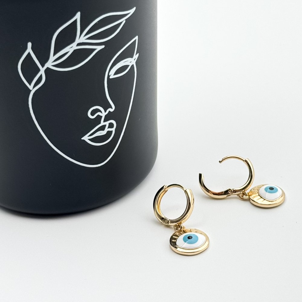 Cercei placati cu aur 18K – CRISSA