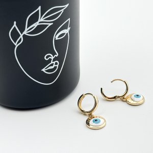 Cercei placati cu aur 18K – CRISSA