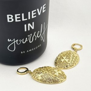 Cercei placati cu aur 18K – CRISSA Cercei placati cu aur 18K – CRISSA