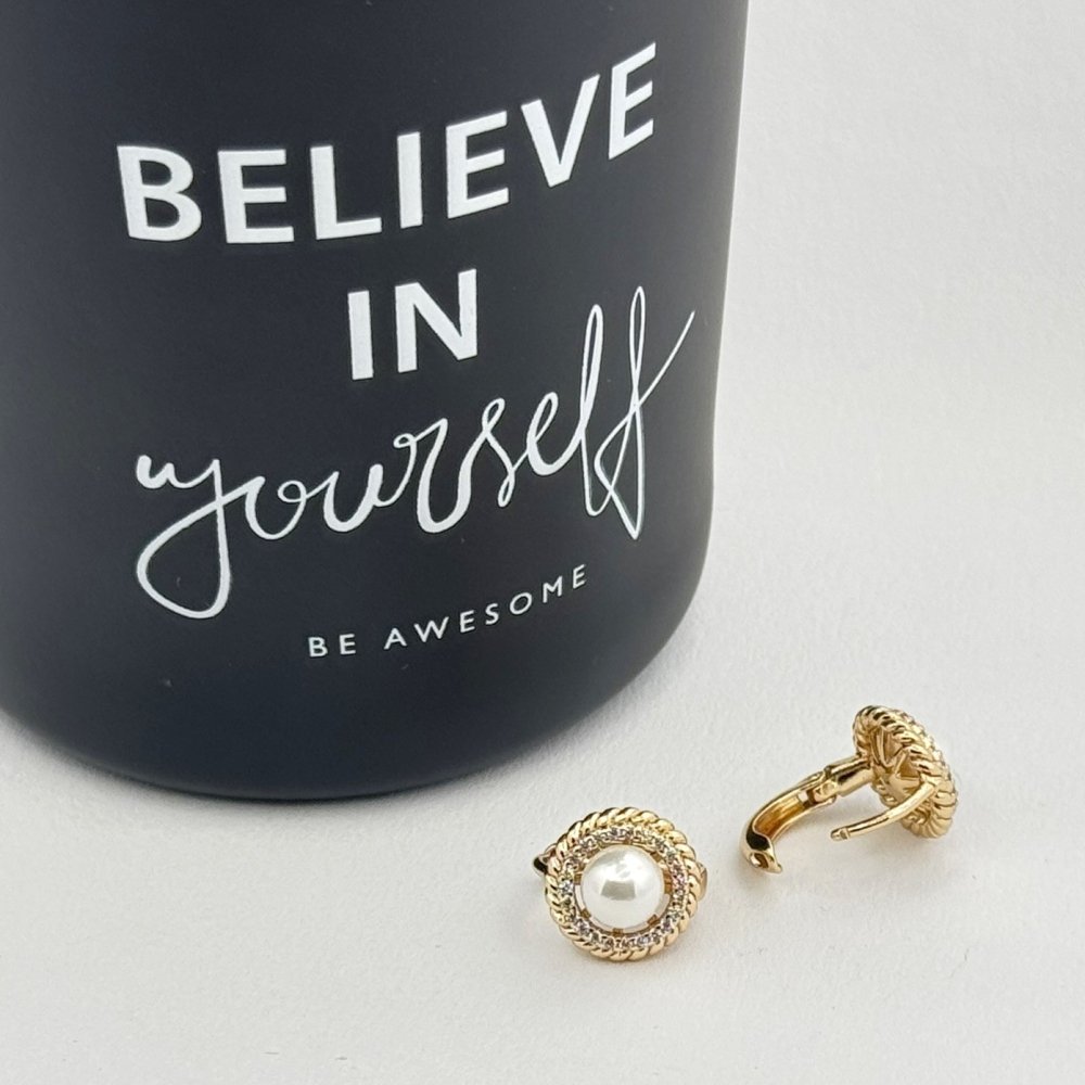 Cercei placati cu aur 18K – CRISSA