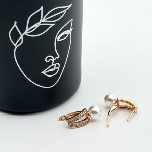 Cercei placati cu aur 18K – CRISSA Cercei placati cu aur 18K – CRISSA