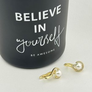 Cercei placati cu aur 18K – CRISSA Cercei placati cu aur 18K – CRISSA