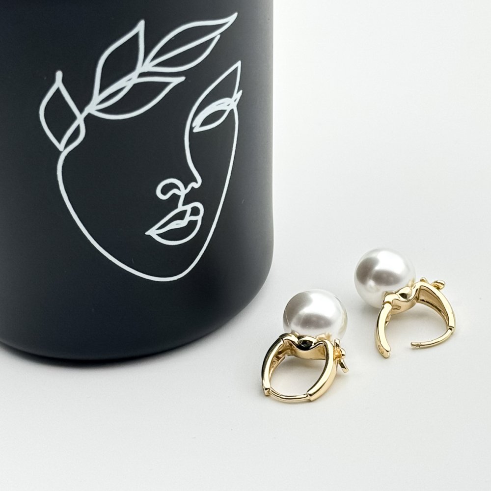 Cercei placati cu aur 18K – CRISSA