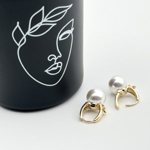 Cercei placati cu aur 18K – CRISSA