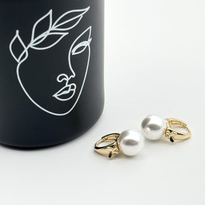 Cercei placati cu aur 18K – CRISSA