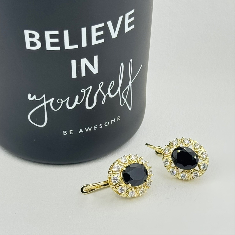 Cercei placati cu aur 18K – CRISSA