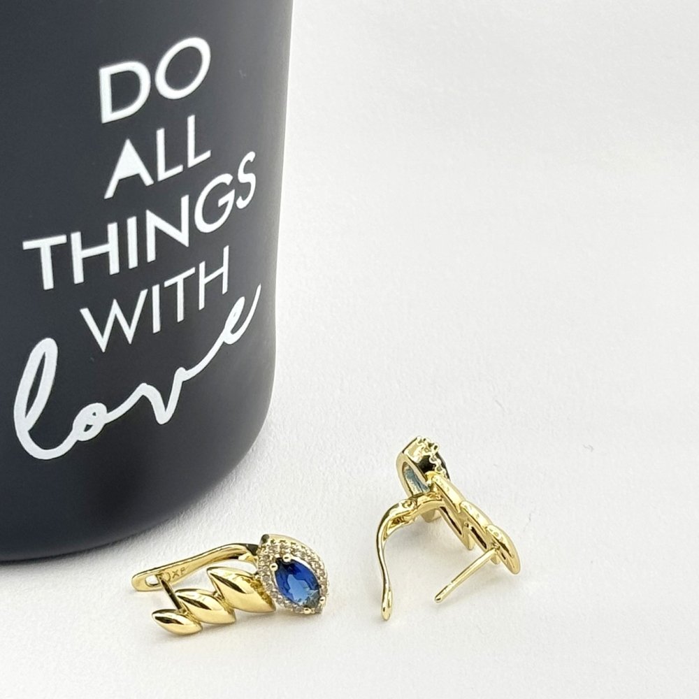 Cercei placati cu aur 18K – CRISSA Cercei placati cu aur 18K – CRISSA