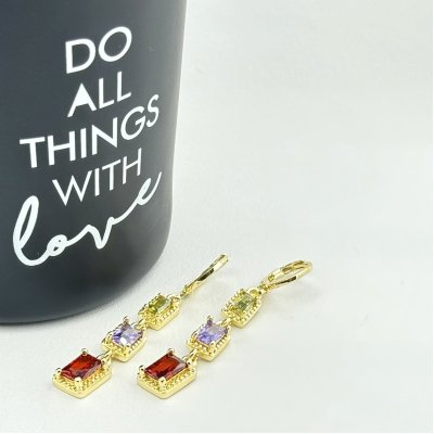 Cercei placati cu aur 18K – CRISSA