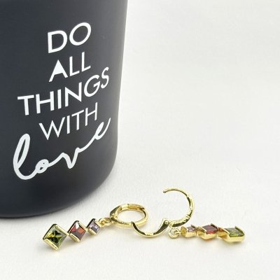 Cercei placati cu aur 18K – CRISSA