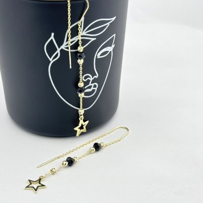 Cercei placati cu aur 18K – CRISSA