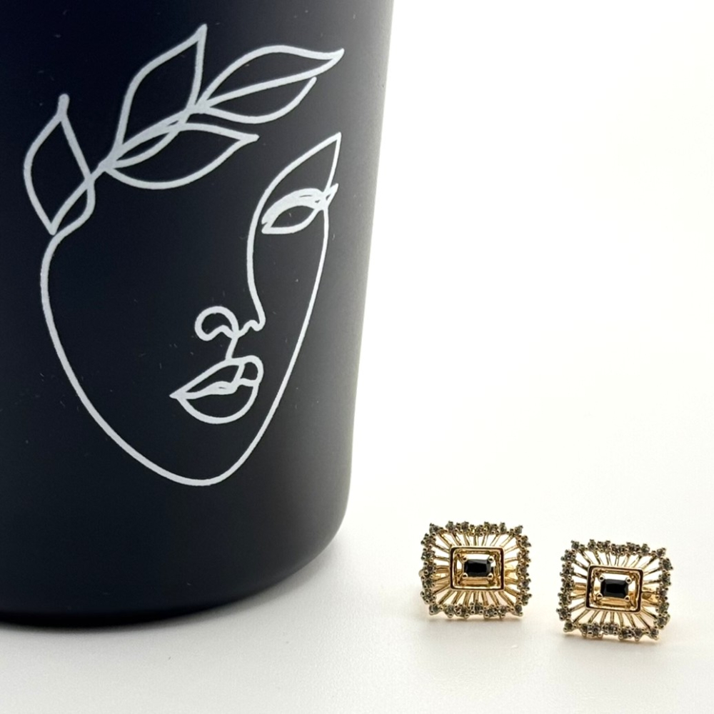 Cercei placati aur 18k cu tortite
