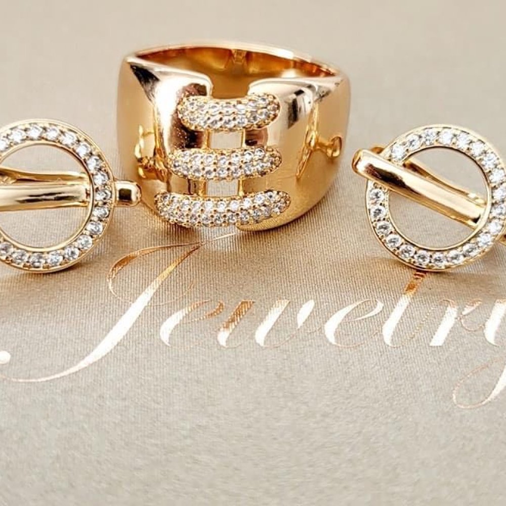 Cercei placati aur 18k cu tortite