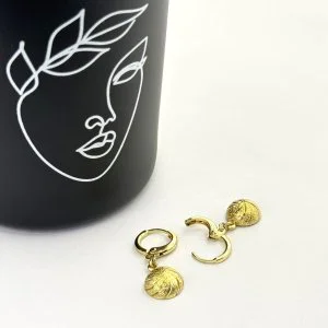Cercei placati aur 18k delicati