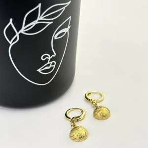 Cercei placati aur 18k delicati