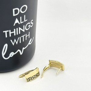 Cercei placati cu aur 18K – CRISSA Cercei placati cu aur 18K – CRISSA