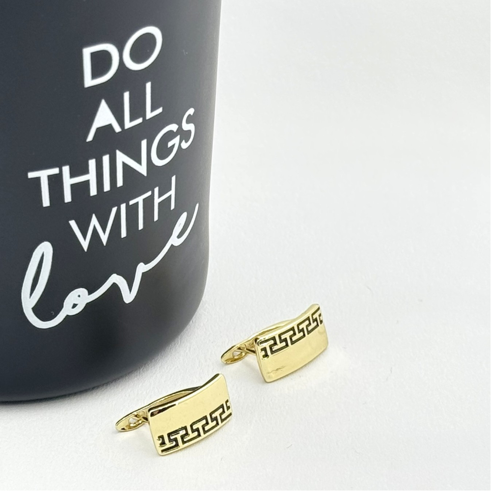 Cercei placati cu aur 18K – CRISSA Cercei placati cu aur 18K – CRISSA