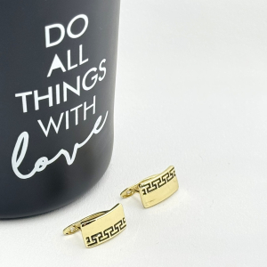 Cercei placati cu aur 18K – CRISSA Cercei placati cu aur 18K – CRISSA