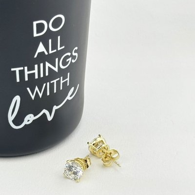 Cercei placati cu aur 18K – CRISSA